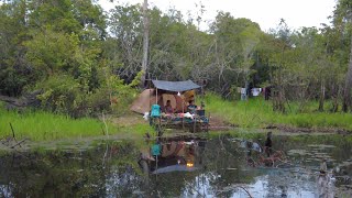 BERMALAM DI DANAU RAWA DAN GANASNYA MONSTER MENGHANTAM TAJUR DI MALAM HARI [upl. by Nnep]