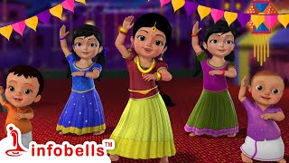 Diwali Dhoom Dham Diwali Khushiyaan laye  Hindi Rhymes for Children  Infobells [upl. by Naamann]