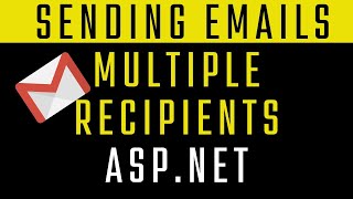 Sending emails to multiple recipients using aspnet [upl. by Aseyt]