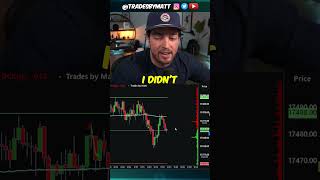 When you miss your fill by a tick day trading [upl. by Emmit]