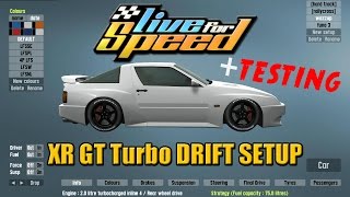 Live for Speed 18quotXR GT Turbo DRIFT SETUP  TESTINGquot [upl. by Selia]