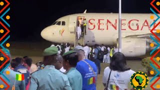 En direct  Can 2024  Arrivée des lions du Sénégal en Cote d Ivoire [upl. by Thia]