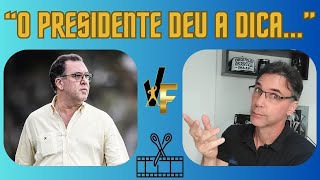 quotO PRESIDENTE DO SANTOS ME DEU UMA DICA SOBRE O NOVO TÉCNICOquot  CORTE [upl. by Aydiv]