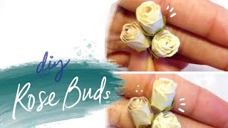 DIY PAPER ROSE BUD TUTORIAL [upl. by Hobard647]