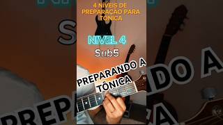 4 níveis de preparação para tônica musical acordes violão dicamusical [upl. by Imoian873]