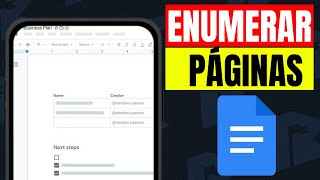 Como enumerar un doc de Google desde la 3ra pag [upl. by Hedelman]