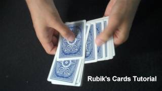 Easy Card Trick Rubiks Cards Tutorial [upl. by Learrsi]