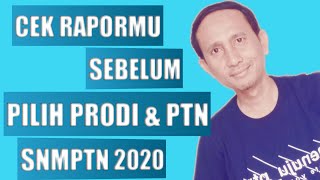 Strategi Lolos SNMPTN 2020 Melalui Analisa Rapor [upl. by Irb]