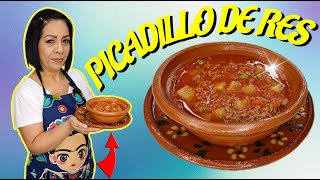 PICADILLO DE RESMEXICANO CASERO de CARNE MOLIDA [upl. by Estelle]