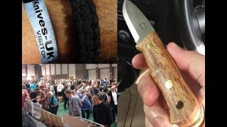 Jacklore Classic bushcraft knife Knife Show UK 2018  car camp [upl. by Ansell]