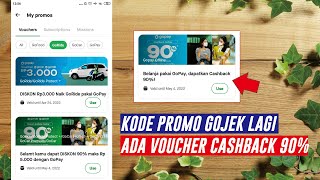 KODE PROMO GOJEK TERBARU LAGI DI BULAN APRIL 2022  ADA VOUCHER GOPAY CASHBACK 90 [upl. by Nhguavoj446]