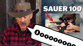 Ron Reacts Sauer 100 Shoots Half inch For Less  Rifle Review [upl. by Kcirddes]