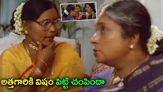 అత్తగారికి ఎలుకల మందు పెట్టి చంపిందా   Allari Alludu Movie Comedy Scene  Telugu Cinemas [upl. by Dimah75]