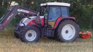 Steyr 9105 MT Mulchen [upl. by Yerfej525]