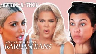 BIGGEST KardashianJenner Sister Fights  KardsAThon  KUWTK  E [upl. by Noletta]