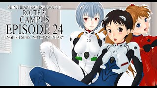 ENG SUB Shinji Ikari Raising Project  Episode 24 CAMPUS ROUTE No commentary [upl. by Elocal600]