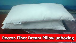 Recron Fiber Dream Pillow  40 x 61 cm White 2 Piece [upl. by Aralk]