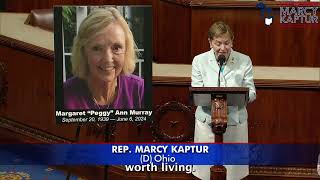 Congresswoman Kaptur Floor Speech Paying Tribute To The Life Of Margaret quotPeggyquot Ann Murray [upl. by Aitnyc]