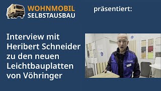 Wohnmobil Selbstausbau präsentiert die neuen Leichtbauplatten von Vöhringer für Dein Womo [upl. by Catarina]