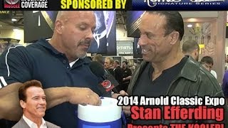 Stan Efferding Presents The KOOLER At The 2014 Arnold Classic Expo [upl. by Huskey]