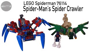 LEGO 76114 SpiderMans Spider Crawler Superheroes [upl. by Dnanidref]