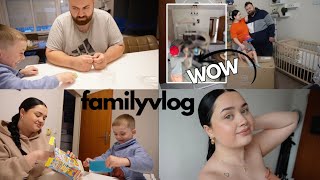 Wir bauen den Kinderwagen auf 😍 Family Vlog [upl. by Eceinart]