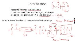 ASLevel Chemistry Alcohols Esters and Carboxylic Acids Part 5 [upl. by Ikcim926]