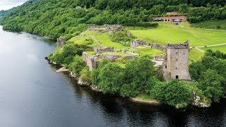 Urquhart Castle Scotland • Loch Ness Castle in the Highlands of Scotland  European Waterways [upl. by Nediarb]