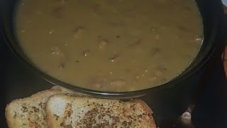 Caldo de ervilha  Torrada temperada na Airfryer [upl. by Anayhd]