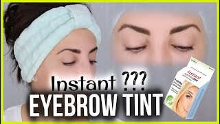 Eyebrow Tinting at Home  Godefroy Instant Eyebrow Tint [upl. by Arella]