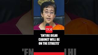 Atishi Announces All Delhi Ministers Will Be On The Streets As PWD Will Fix Delhis Roads [upl. by Mckeon]