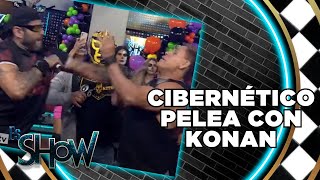 Cibernético reta a Konan Big en vivo  Es Show [upl. by Ronalda]