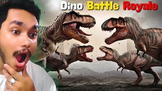 EPIC DINOSAUR BATTLE ROYALE 🔥 TREX vs SPINOSAURUS [upl. by Tnerb278]