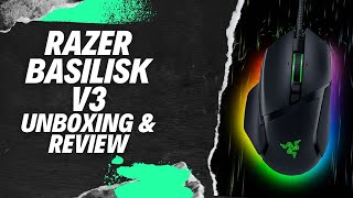 RAZER BASILISK V3 Unboxing amp Review [upl. by Cattier]