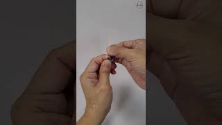 Cute and easy earring ideas with sparkling crystals shortsvideo diy handmade art [upl. by Idnor]