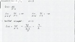 Att skissa grafer med hjälp av asymptoter och derivata [upl. by Soutor685]