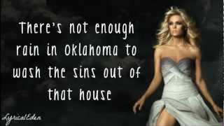 Carrie Underwood  Blown Away Lyrics [upl. by Pierpont]