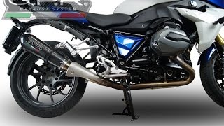 BMW R 1200 RS LC 2015 GPR EXHAUST SYSTEM SOUND SCARICO GPR BMW R 1200 RS SUONO [upl. by Gaskins649]