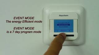 RAYCHEM NRGDM Floor Heating Thermostats Programmation [upl. by Isewk]