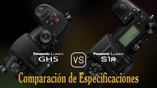 Panasonic Lumix GH5 II vs Panasonic Lumix S1R Una Comparación de Especificaciones [upl. by Bedelia]