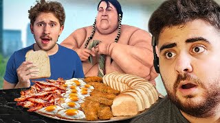 CheffOtto COMEU COMO O HOMEM MAIS GORDO DO MUNDO 24 HORAS  REACT CheffOtto [upl. by Meier]