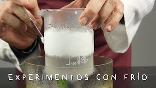 Experimentos con Frío Descenso Crioscópico Aumento del Volumen ☃ [upl. by Reni]