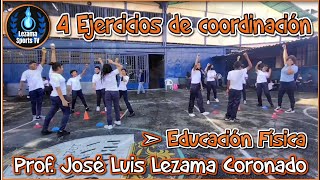 4 Ejercicios de coordinación y desplazamientos  Educación Física  Secundaria [upl. by Jane]