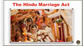 What are Marriages Come Under The Hindu Marriage Act 1955 [upl. by Assinna618]