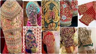 🔥Most Trending Maggam Work Blouse Designs🔥2025Aari work Blouse DesignsBridal Maggam works [upl. by Joachim]