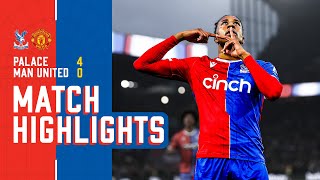 OLISE MAGIC 🪄 sinks MAN UNITED 😮‍💨  Premier League Highlights Crystal Palace 40 Manchester United [upl. by Nirraj974]