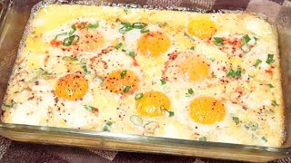 BAKED EGGS IN OVEN [upl. by Eilsil71]