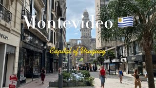 Montevideo 🇺🇾  Capital of Uruguay  Walking Tour  4k 60fps 2024 [upl. by Nylrats]