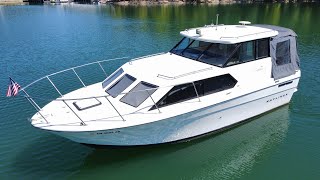 1997 Bayliner 2859 Ciera Express Special Edition Cabin Cruiser on Norris Lake TN  SOLD [upl. by Annaira404]