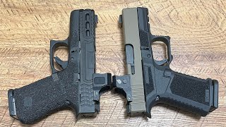 Glock 43x Vs SCT43x [upl. by Llewsor]